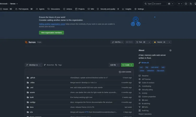 Ferron is looking for a co-maintainer