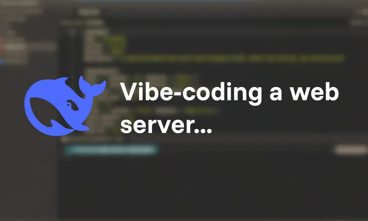 I tried vibe-coding a web server