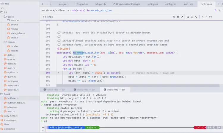 (Vibe?) building custom HTTP/2 and HTTP/3