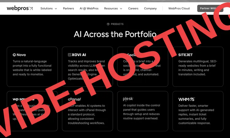 And here comes vibe-hosting providers...